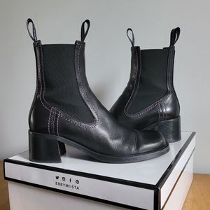 Miista E8 - Toma black leather boots